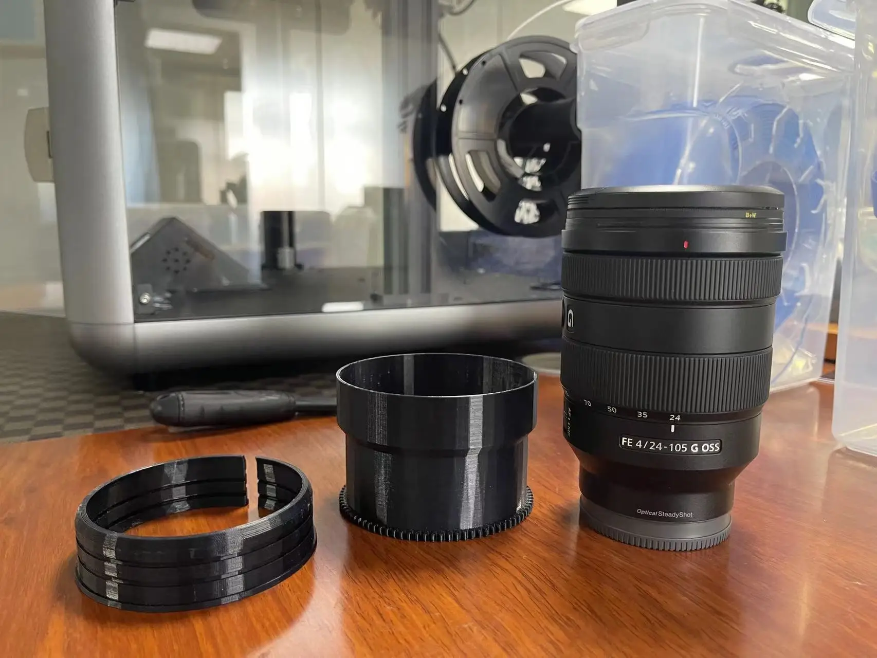 

Нейлоновое кольцо для зума Nauticam для Sony FE4 24-105G с 3D принтом