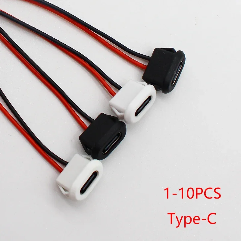 High-Current USB-C Fast Charging Connector with Card Buckle