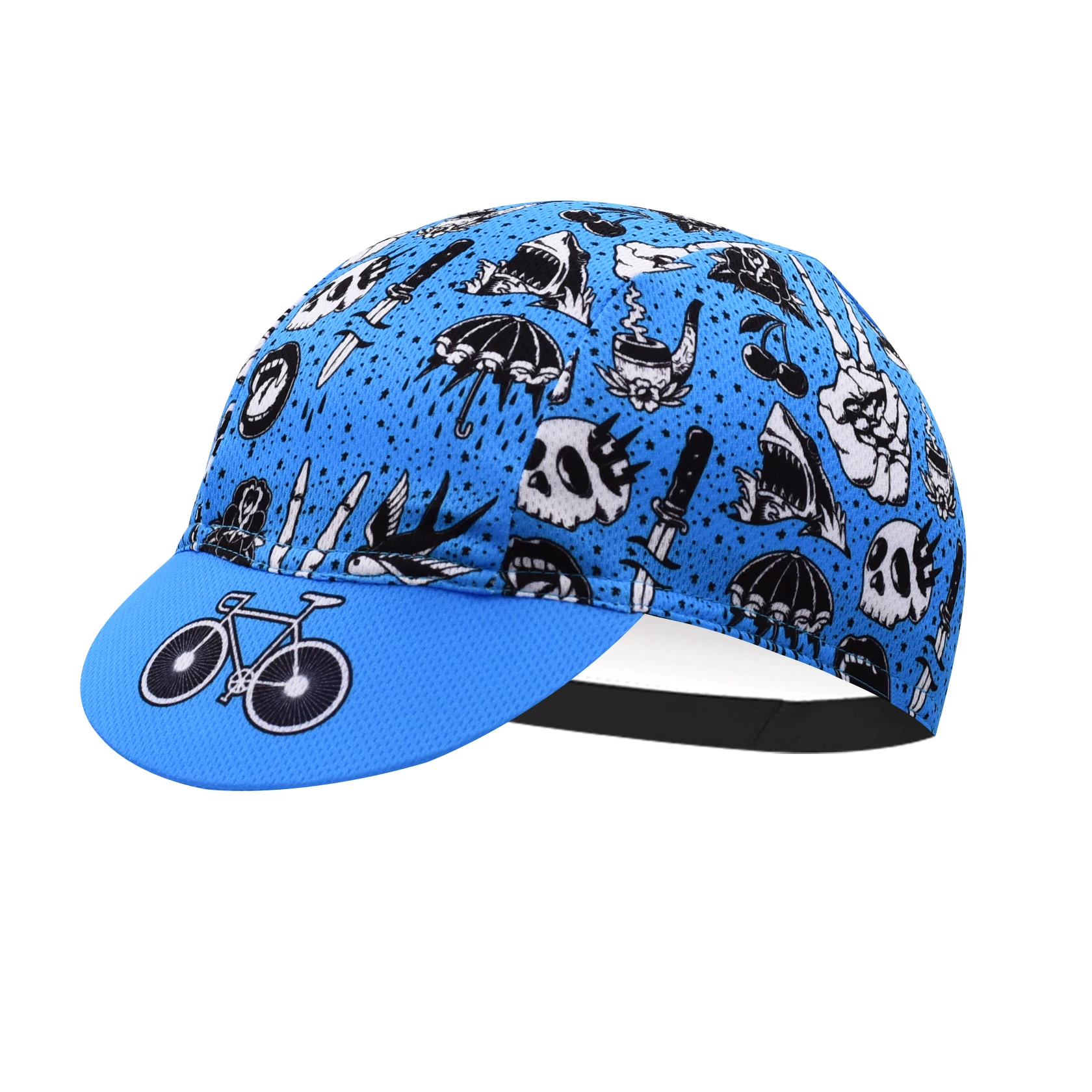 

Moisture absorption Cycling Caps Quick drying Bicycle Hat Breathable Bike Cap Customized