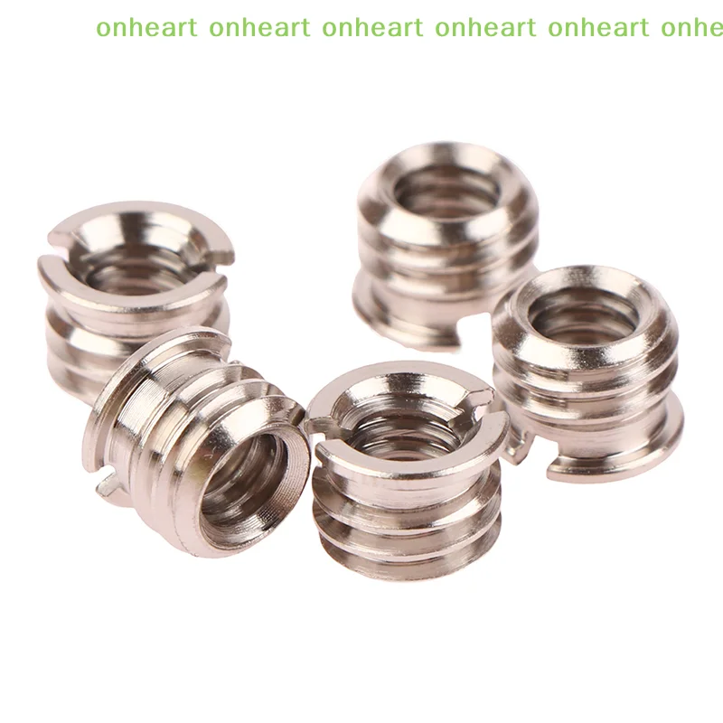 [C]퀵 릴리스 나사 삼각대 마운트 어댑터 나사 5개 카메라 나사 너트 1/43/8인치 변환 나사 표준 어댑터 나사