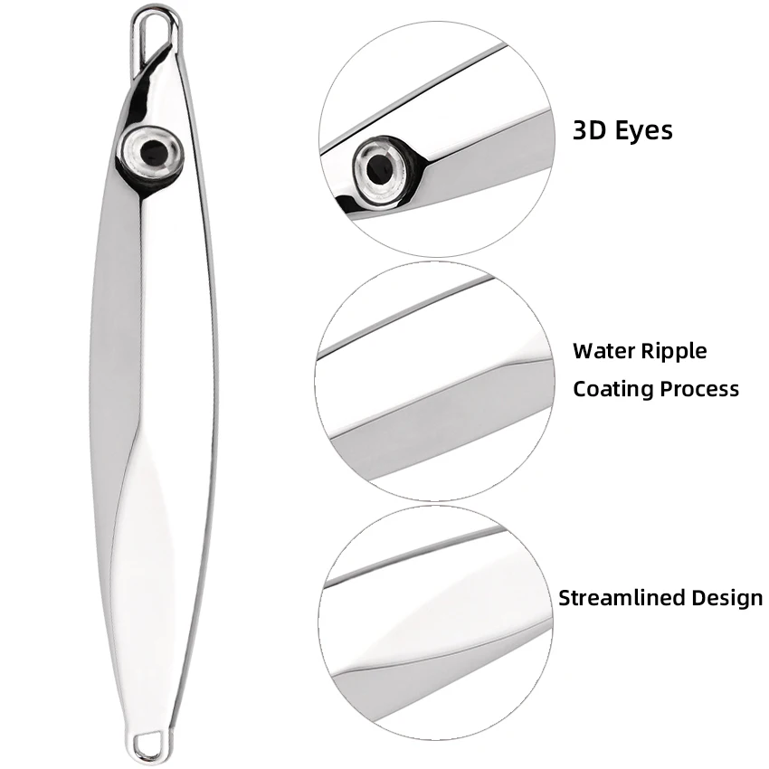 Metal Jigging Lure Set 6