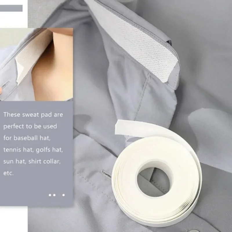 Disposable Self-Adhesive Collar Sticker Sweat Absorbing Tape Shirt Anti Dirty Collar Stickers Hat Anti Sweat Penetration Patch