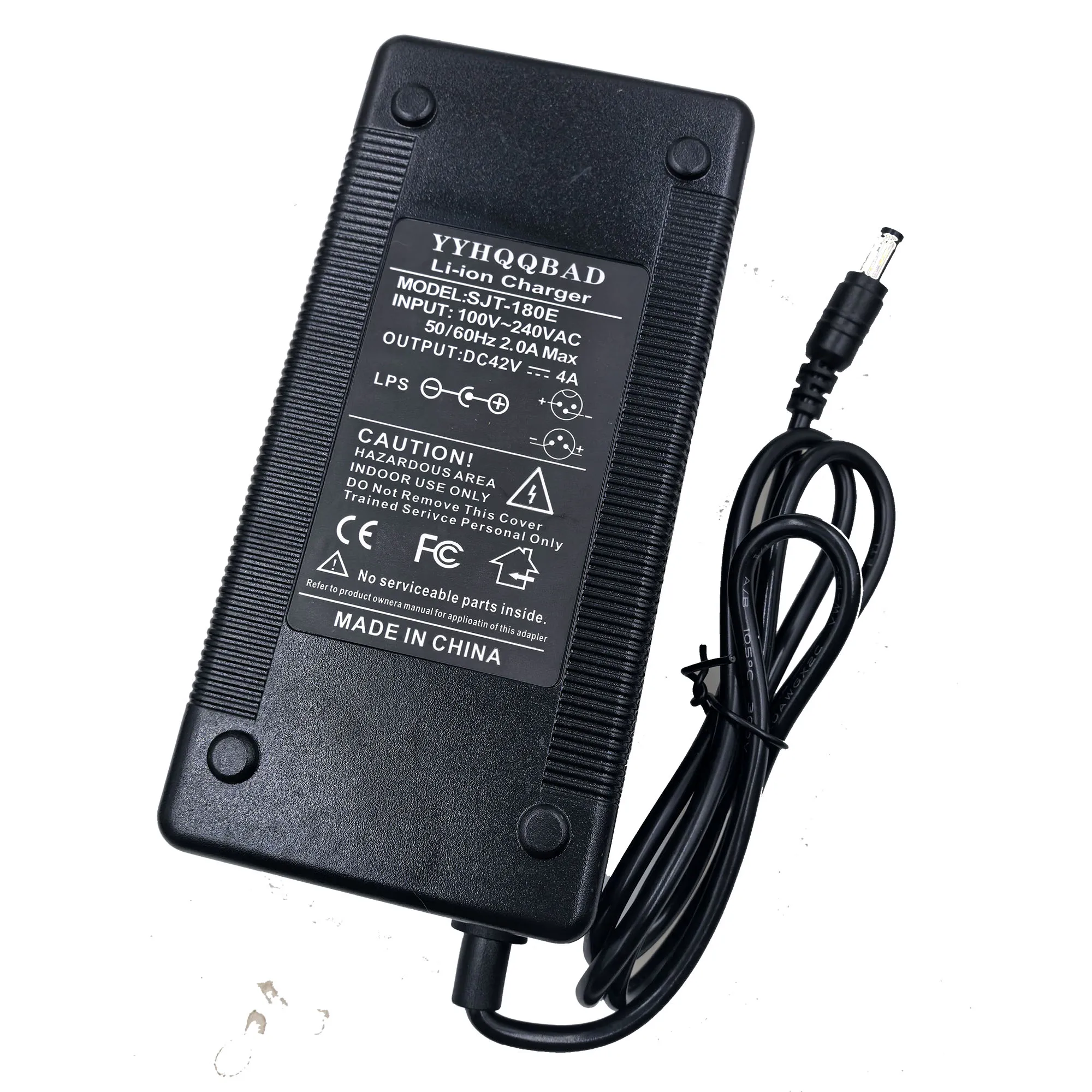 Chargeur Batterie Lithium Intelligent 42V 4A - Pour Scooter/Vélo Électrique 36V, Prise UE, Protection Sécurité