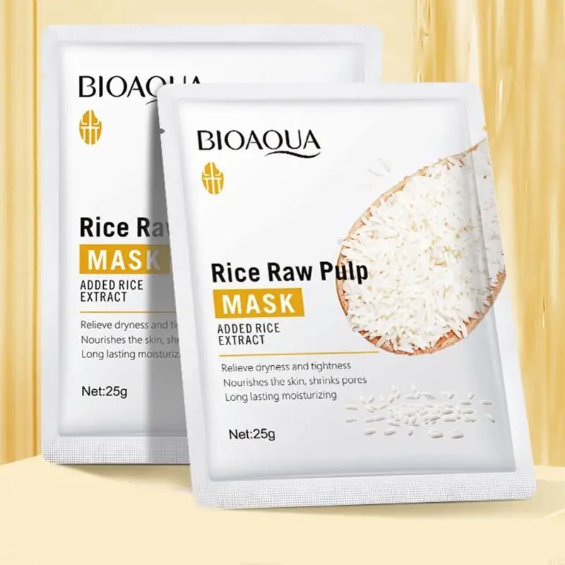 M17C Rice Puree Face Care Mask Set Moisturizing Brightening Anti-wrinkles Healthy Korean Cosmetic Care