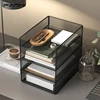 4-Tier Desk Organizer Desktop storage rack Desk file holder No installation organizer Desk Organizer for Office School Home 2