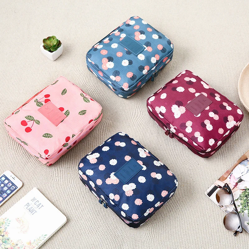 Hot-Sale Cosmetic Storage Bag Travel Bag Makeup Organizer Skincare Storage Zipper Bag 100% Good Rating 14 Colors 2