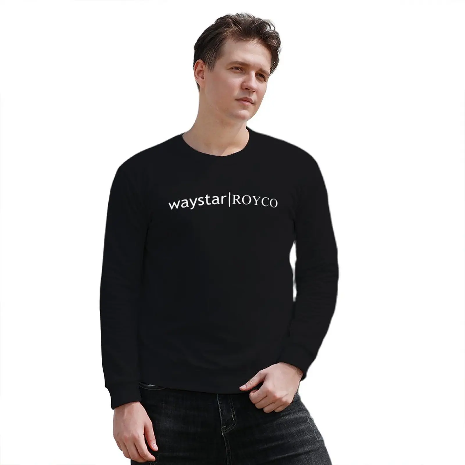 New Waystar Royco Logo Sweatshirt mens clothing men clothing graphic sweatshirts
