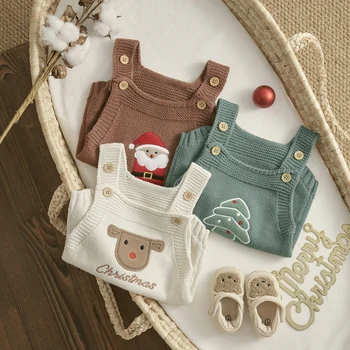 Christmas Knit Romper for Baby Boys & Girls 1