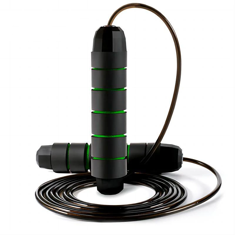 Wire Jumping Rope Adjustable Length Fat Burning Fitness EVA Thickened Steel Wire Skipping Rope 
