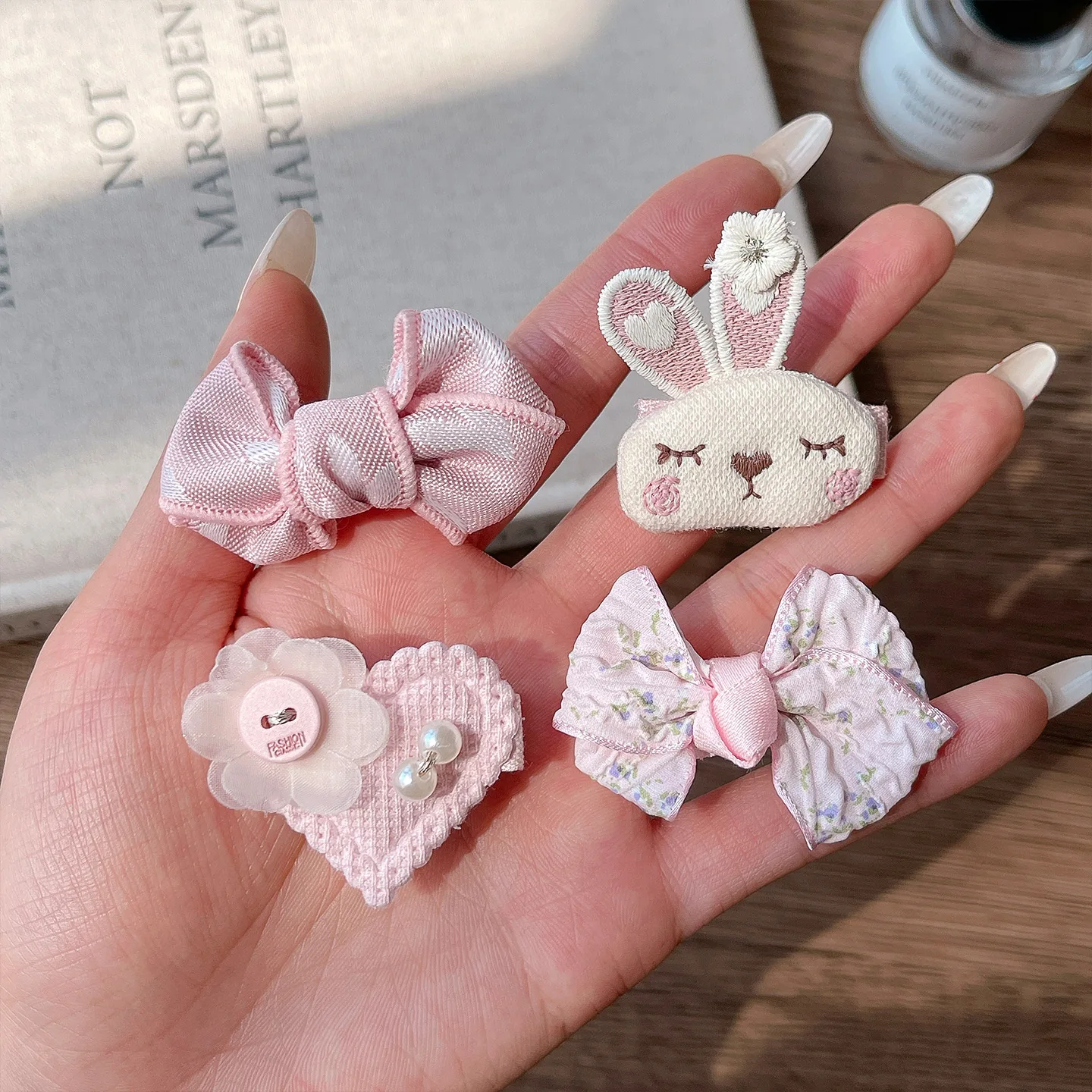Süße Hasen-Haarspangen für Babymädchen, süße Schleifen-Blumen-Haarspangen, Haarspangen für Kleinkinder, kinderfreundliche Haar-Accessoires, 2026 – Detail 26