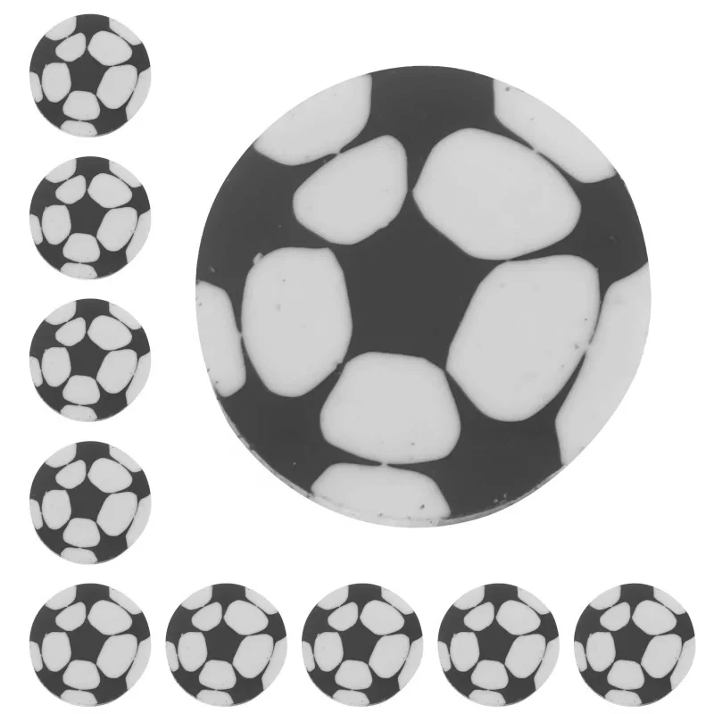 10 Pcs Football Eraser Erasers Small Compact Party Favors Supplies Modeling Multi-function Pencil Accessories Cute Soccer pencil eraser eraser pen retractable eraser kneadable eraser eraser refillable pen biscuit eraser plasticine eraser