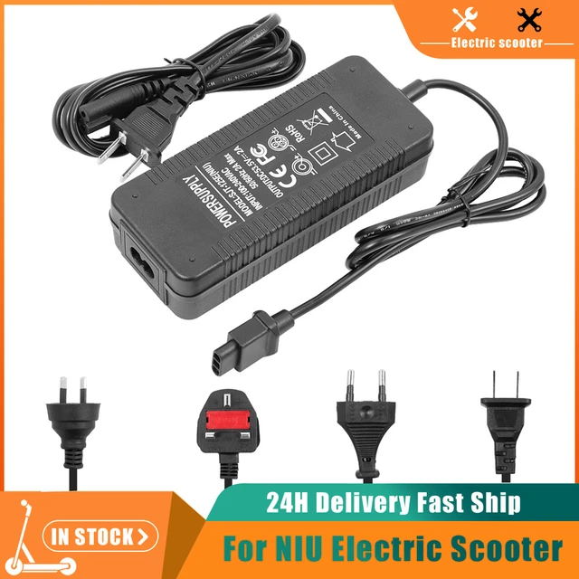 Cargador Patinete Eléctrico NIU KQI 2/3 53.5V 2Amp