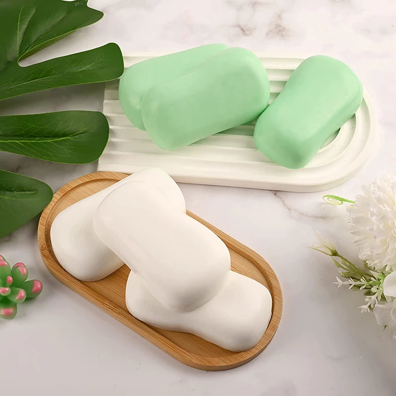 Sakolla Confezione Da 2 Stampi Per Sapone In Silicone – 12 Cavità Totali, Dimensioni 20,8x18,7cm, Per Saponi Fatti A Mano, Bombe Da Bagno, Forniture Fai Da Te