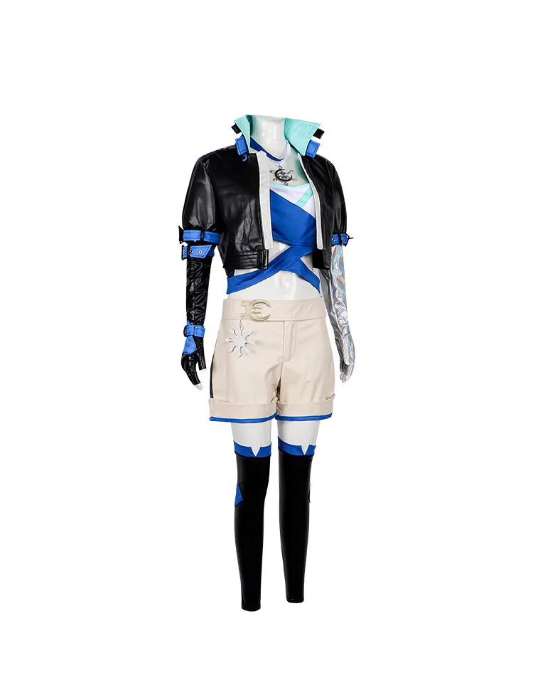 Fantasy Ice Moon Floral Cosplay Costume