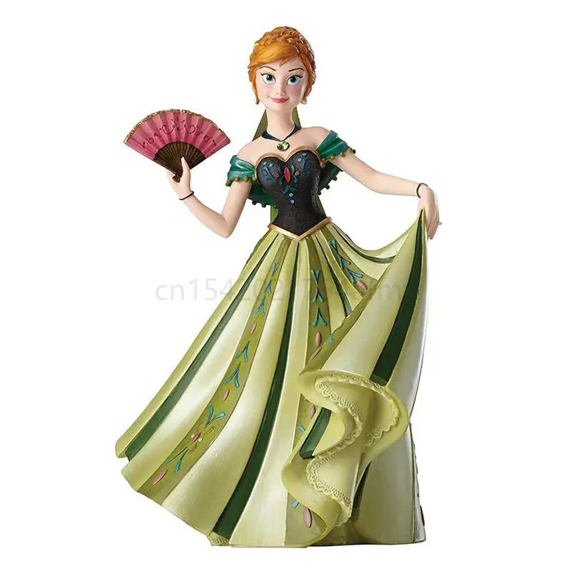 20cm Disney Princess Ornaments Snow White Cinderella Long Hair Bell Ariel Anime Action Figure Model Collection Set Toy For Child deadpool toys