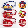 Children's Backpacks Japanese Cartoon Cute Bunny Bear Camera Bus Embroidery Crossbody Bag Canvas Bags Backpack for Kids Mochila 1