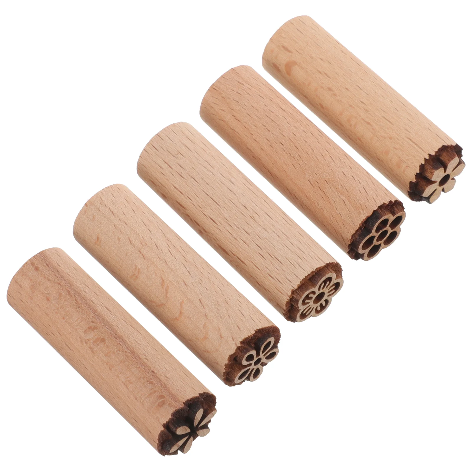

Wood Pottery Wood Graining Tool Column Wooden Household Scrapbook Household Planner Stamps Clay Household Scrapbook Household