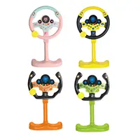 Electric Simulated Driving Steering Wheel Interactive Toys Copilot Toy Electric Toys W/Light Music Sounding Toy Kids Baby Gifts 1