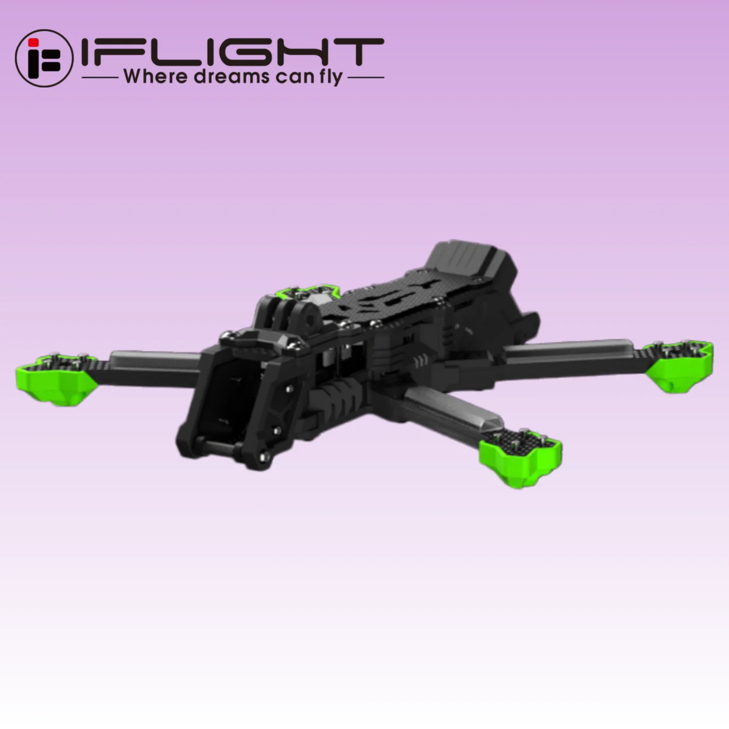 ชุดโครงโดรน FPV ระบบสลับโหมด Dual Geometry ยืดหยุ่น