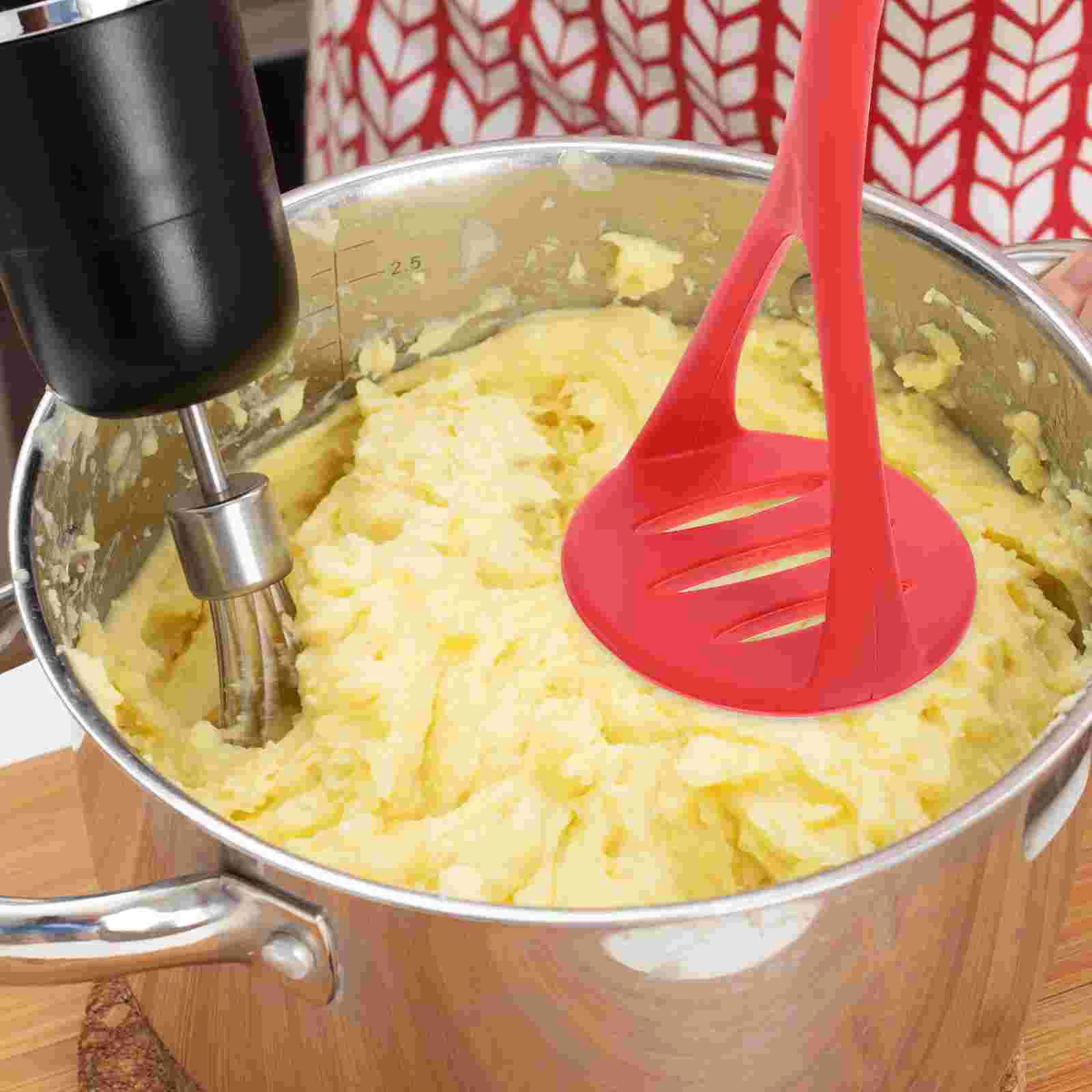 

Potato Masher Silicone Food Masher Fruit Ricer Crusher Avocado Masher Cooking Manual Mincer Manual Mincer Press Gadget Smasher