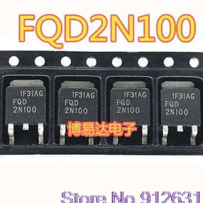

20PCS/LOT FQD2N100 FQD2N100TM TO-252 MOS N 1.6A/1000V