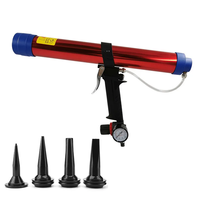 Realmote 300-600ml Automobile Sheet Metal Window Glass Glue Gun Good Pneumatic Tools Applicable To The Construction Decoration