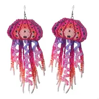 Handmade Bead Earrings with Bohemian Tassels Drop Earring Long Tassels Earrings Suitable for Fashion Enthusiasts Present C71A 1