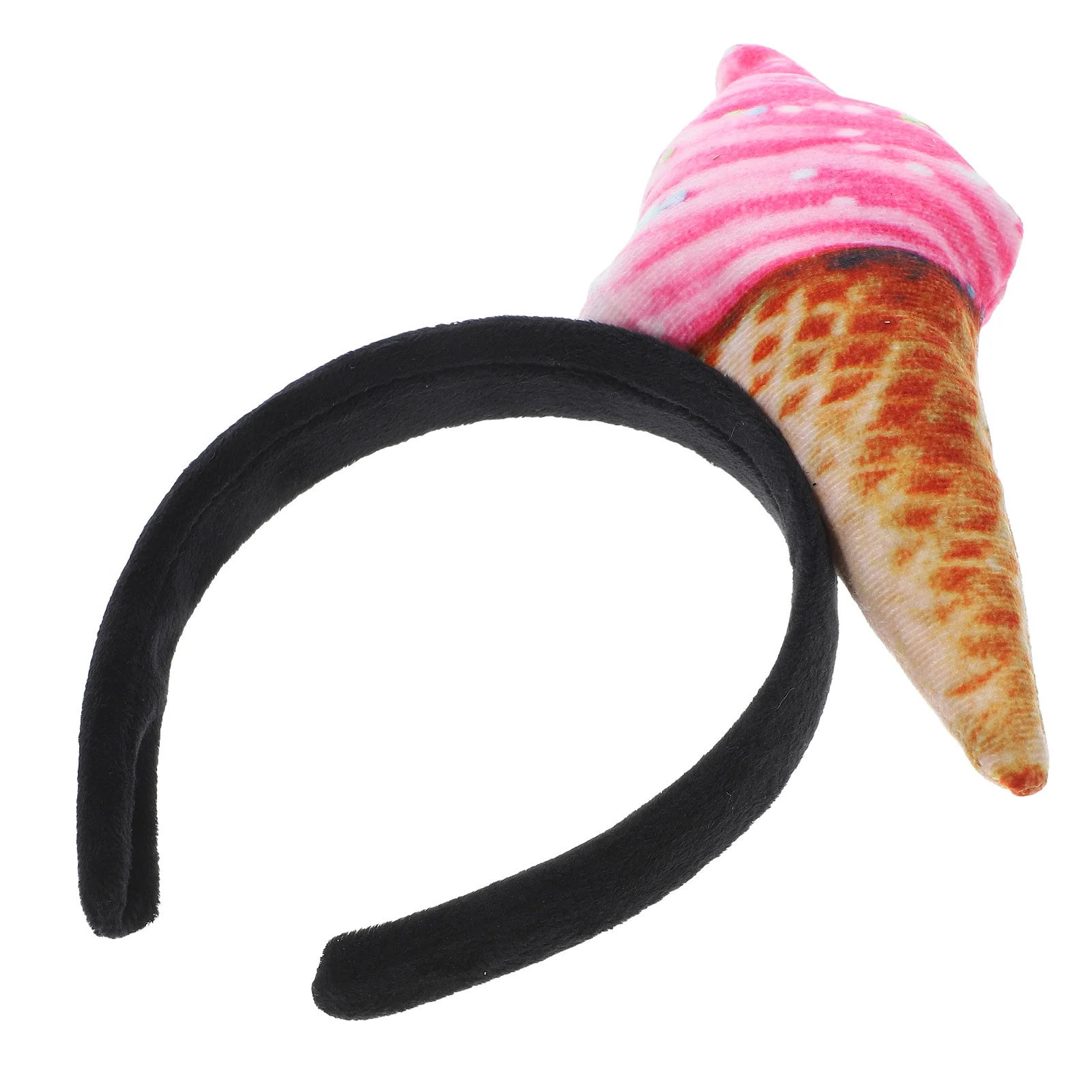 

Women Headband Ice Cream Headdress Funny Headband Party Hair Band Makeup Spa Headband Headwear Ice Cream Hair Hoop