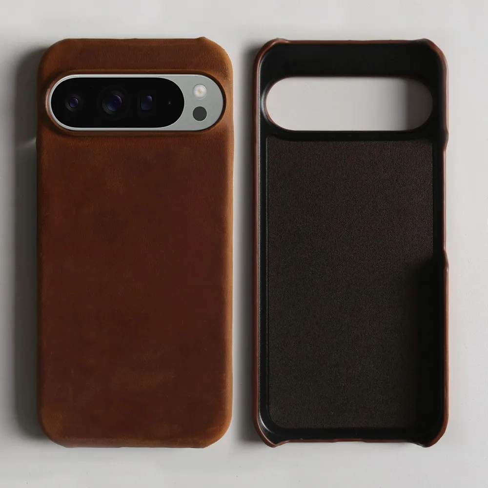 Premium Genuine Leather Shockproof Phone Cover