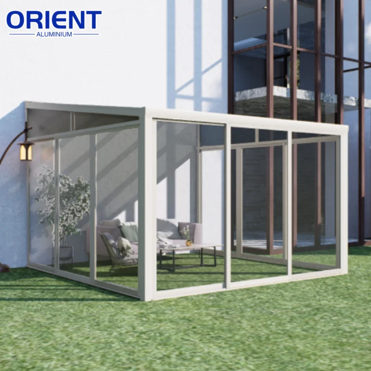 Copertura per Patio in Alluminio, Pergola Autoportante in Lega di Alluminio 3m x 3m x 2m, Tetto Impermeabile per Patio, Gazebo Moderno da Giardino, Riparo Solare - immagine 3