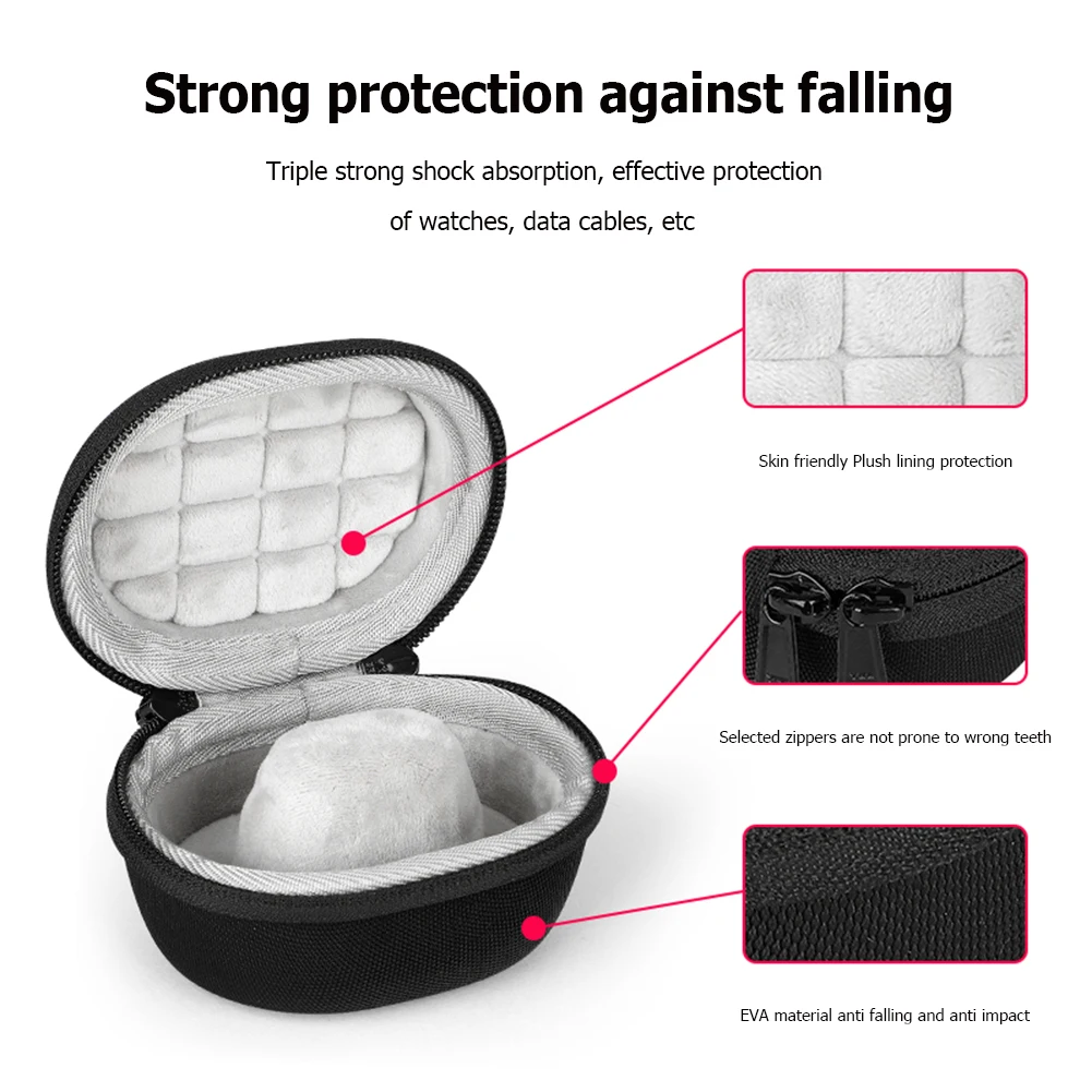 Deluxe EVA Plush Waterproof Watch Storage and Travel Case