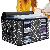 NEW Foldable Storage Bag Clothes Blanket Quilt Closet Sweater Organizer Box Pouches Fashion Sale Clothes Cabinet Organizer 2
