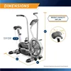 Fast Shipping.home.Air-Resistance Exercise Fan Bike With Dual Acction Handlebars 2