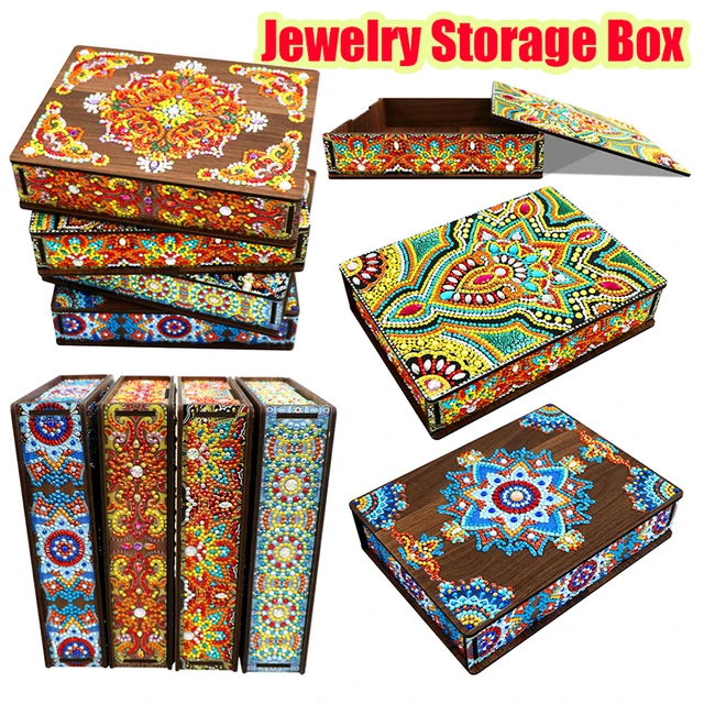 Diamond Painting Jewelry Box  Storage Box Diamond Painting - Box 5d  Diamond Painting - Aliexpress