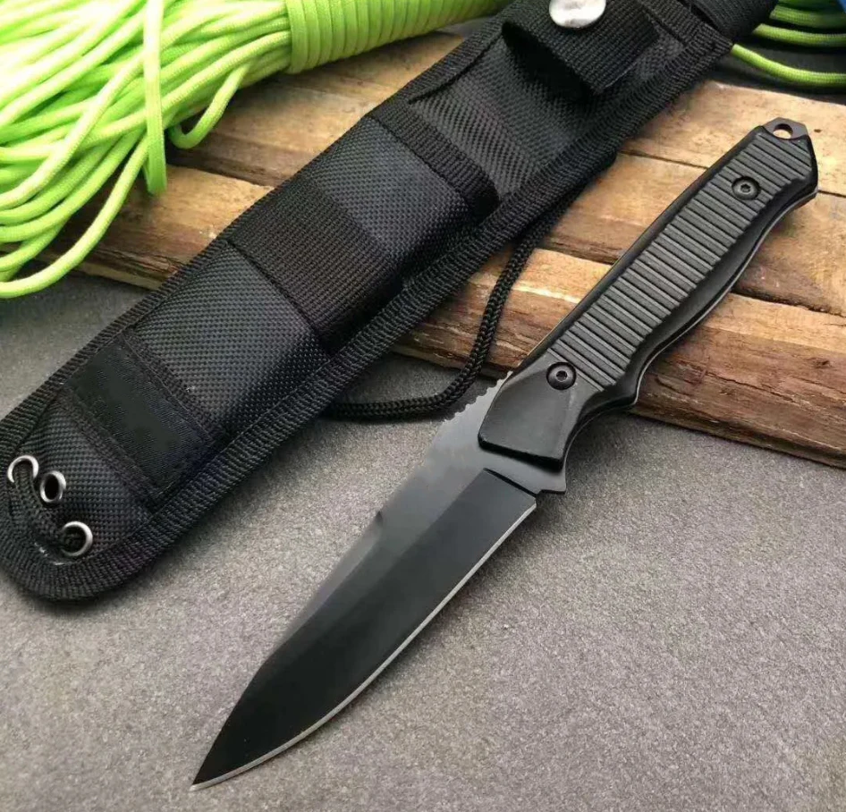 

Outdoor BM 140BK Fixed Blade Knife Camping Hunting Tactics Straight Knives Self-defense EDC Tools