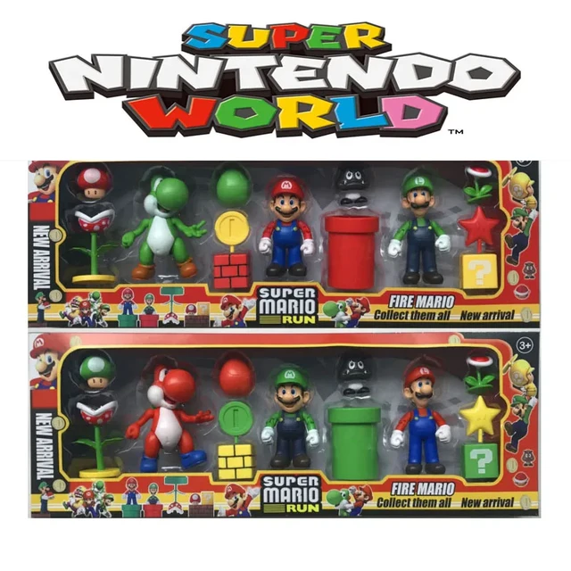 Spiele Super Mario Bros Spielzeug Cartoon Mario Luigi Yoshi PVC