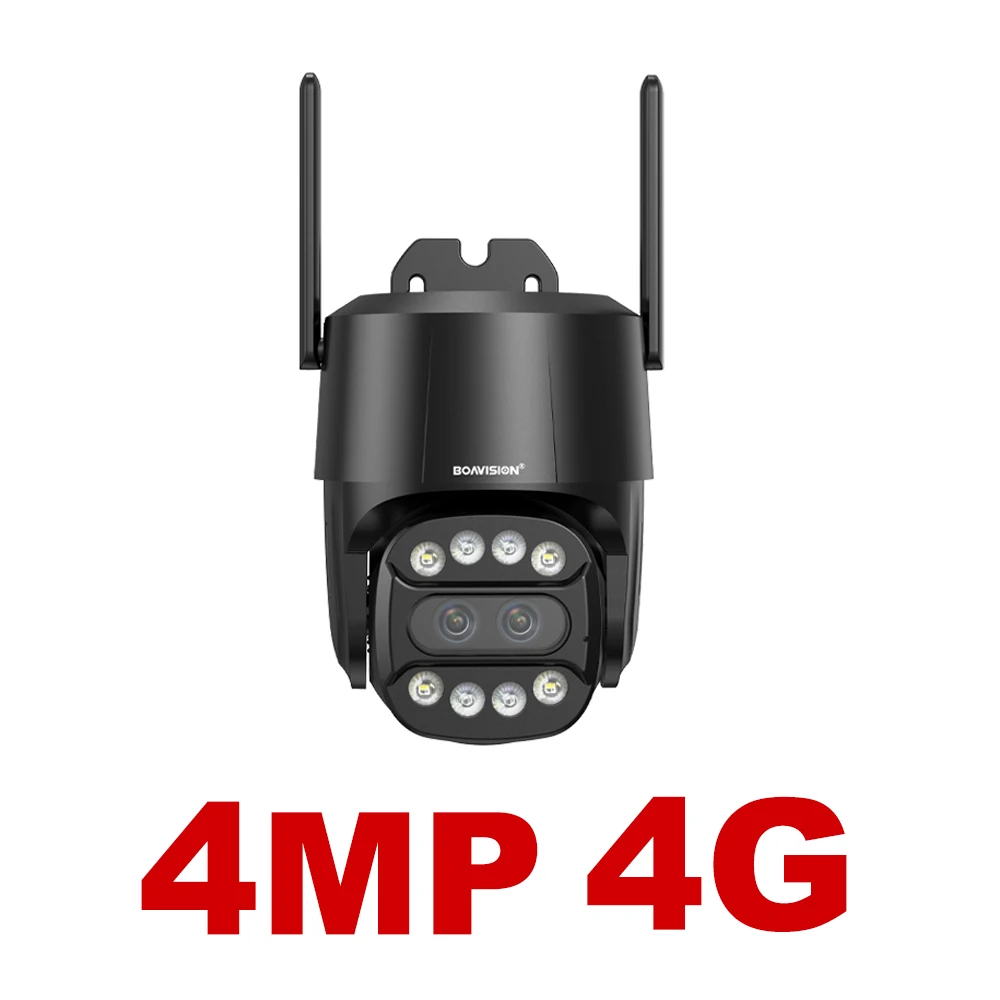 新品4台　防犯カメラ ナイトビジョン機能付き 屋外ナイトビジョン防犯カメラ、無線lan、4グラムsimカード、ptz