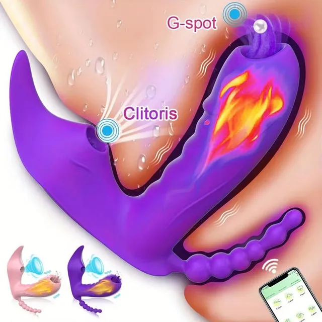 APP Saugen Sex Spielzeug Dildo Vibrator für Frauen Klitoris Stimulator Drahtlose Klitoris Sucker Weibliche Masturbation Erwachsene Sex Produkte 1