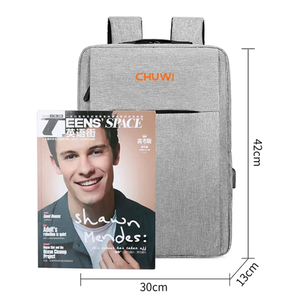Chuwi-mochila Ultra Leve para Laptop Tablet Mini pc Menos de 156 Laptops Interface Usb 42cm x 30cm x 13cm Mochila - Imagem 2