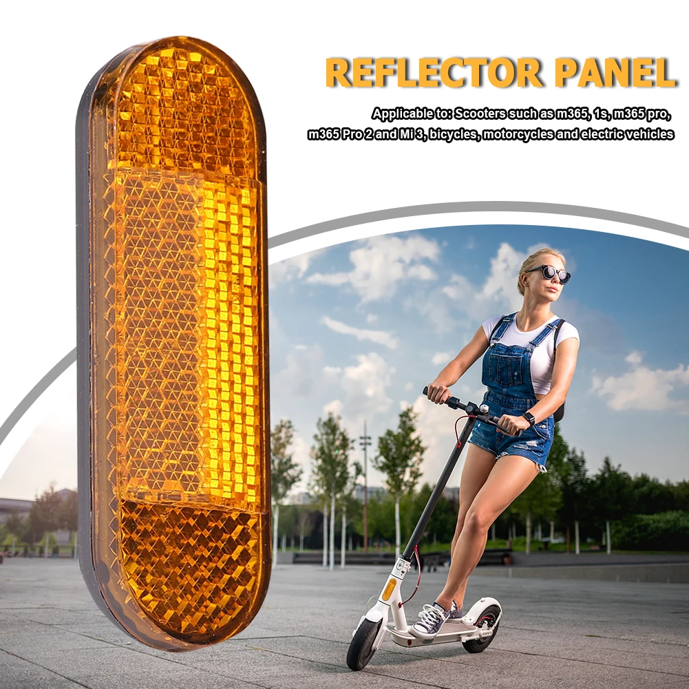 Front Safety Reflective Tube Night Reflector for Electric Scooter Pro 2 Bicycle