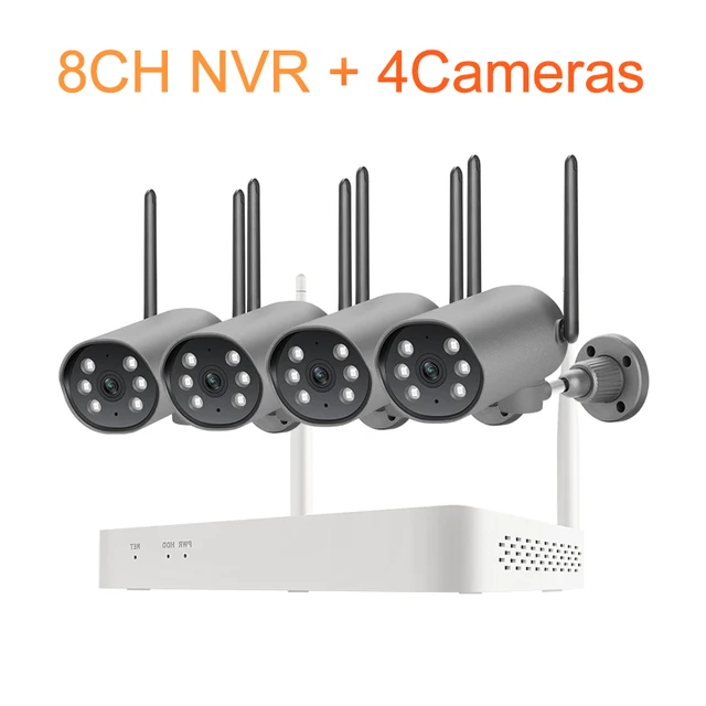 1NVR 4 Cameras