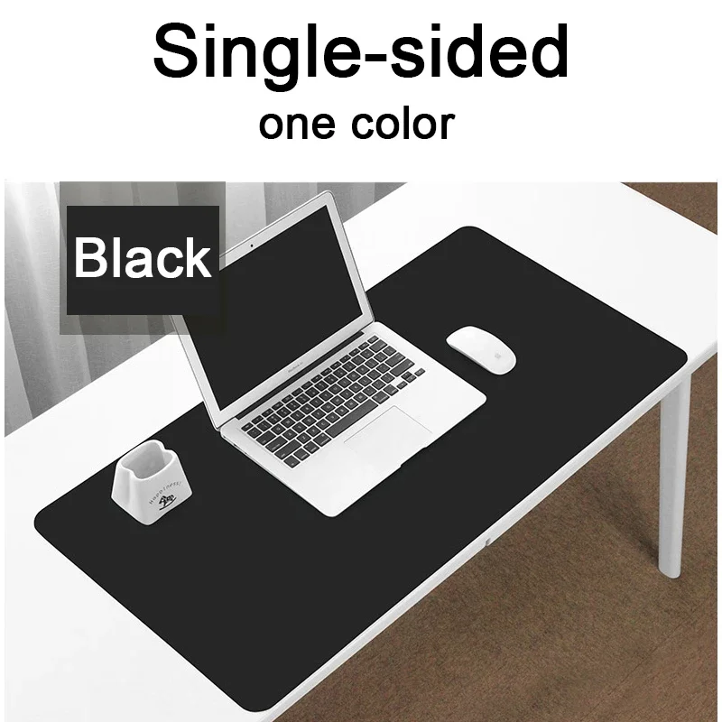 Tappetino Da Scrivania In Pelle PU 80x40cm - Antiscivolo, Impermeabile Per Ufficio E Casa | Per Mouse, Tastiera E Laptop - Foto 2