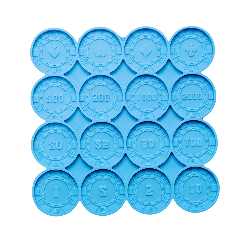 DIY 코인 몰드 수지 칩 게임 통화 비트코인 스티커, UV 에폭시 수지 실리콘 몰드, 어린이 장난감 공예, 보석 주조 도구 -  AliExpress