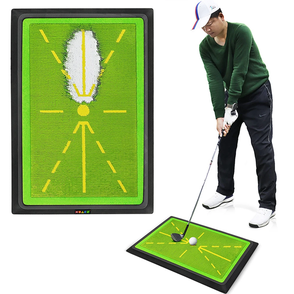 

Golf Training Mat Swing Detection Batting Ball Record Trace Directional Hitting Mat Swing Practice Path Pads Golf Supplies New골프