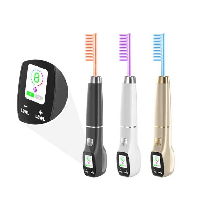 New Design Multifunction LCD Screen 4 in 1 Electric Facial Skin Care Wand Beauty Device 2