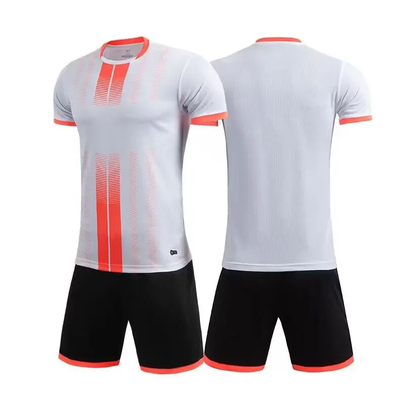 Children Boys Soccer Football Uniforms Short Sleeve Kids Football Uniforms Soccer Tracksuit Jersey Kit