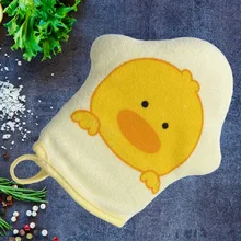 Brosse de bain en coton 3 couleurs, brosse de douche pour bébé, Super doux, mignon, modélisation animale, éponge à poudre, boule de frottement, serviette pour Baby Shower