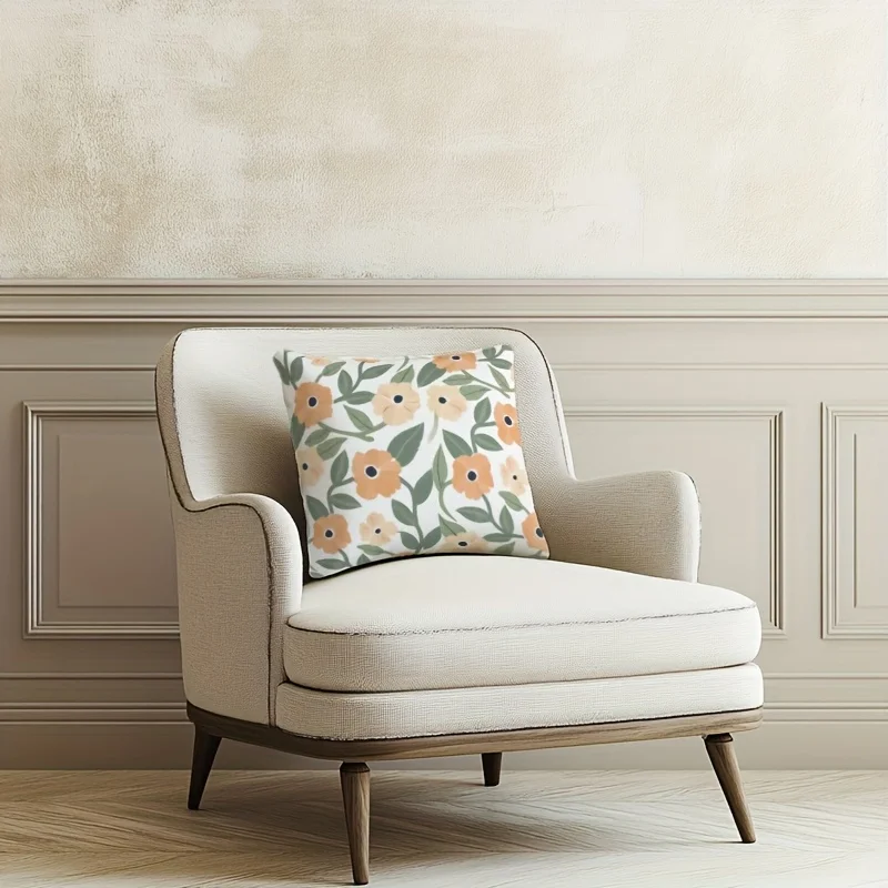 Charming Floral Pillow - Elegant Home Decor, Adds Beauty, Softness, and a Touch of Garden Freshness to Your Living Space 4