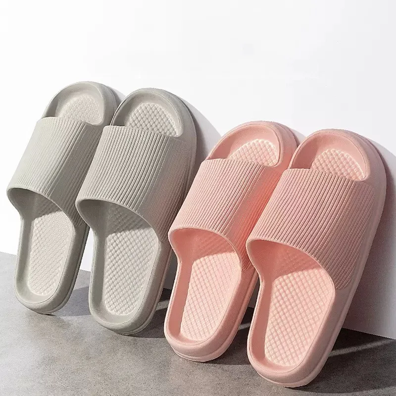 Big Size 47 48 Men Slippers Light EVA Soft Casual Shoes Women Couples Home Bathroom Anti-Slip Flip-Flops Summer Beach Sandals images - 6