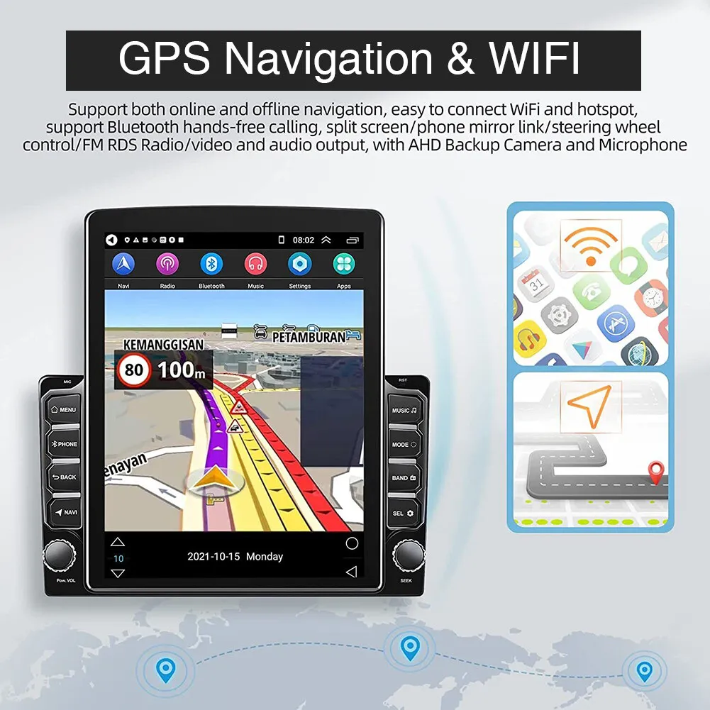 Car Stereo Radio GPS Navigation System for Ford Escape